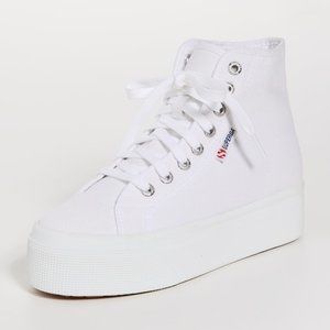 Superga | 2708 Hi Top Sneakers | White | 10 | NWT